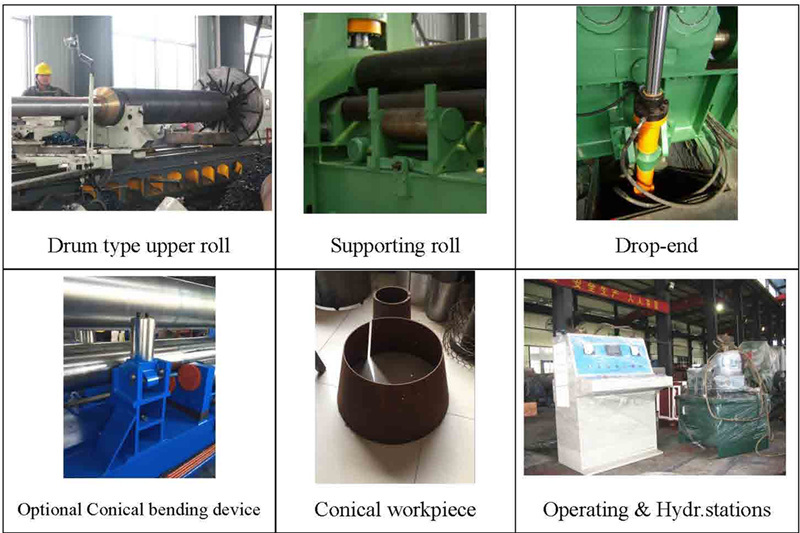 المتداول آلة مع prebending تستخدم ل لفة 30MM سميكة جولة برميل (W11S-30X2500)