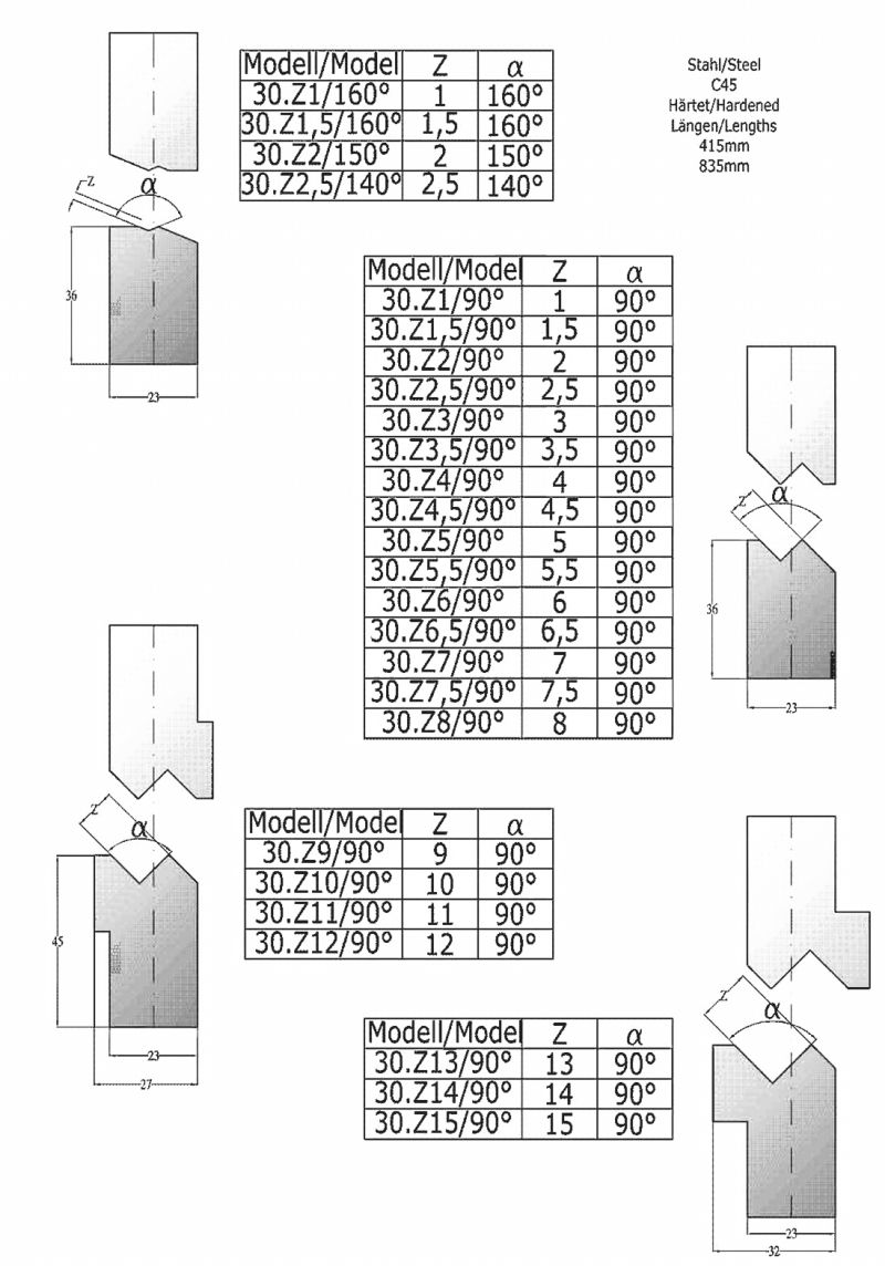 Joggle Insert Tool for Press Brake