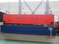آلة قص هيدروليكية تستخدم لقص الفولاذ الطري 16 ملم (QC11Y-13X8000)