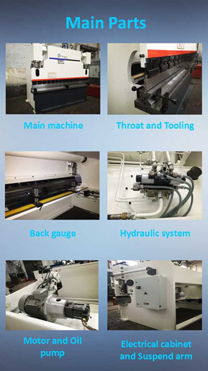 شريط التواء الهيدروليكية الصحافة الفرامل / الانحناء آلة / مجلد Machinewh67y-250/3200)