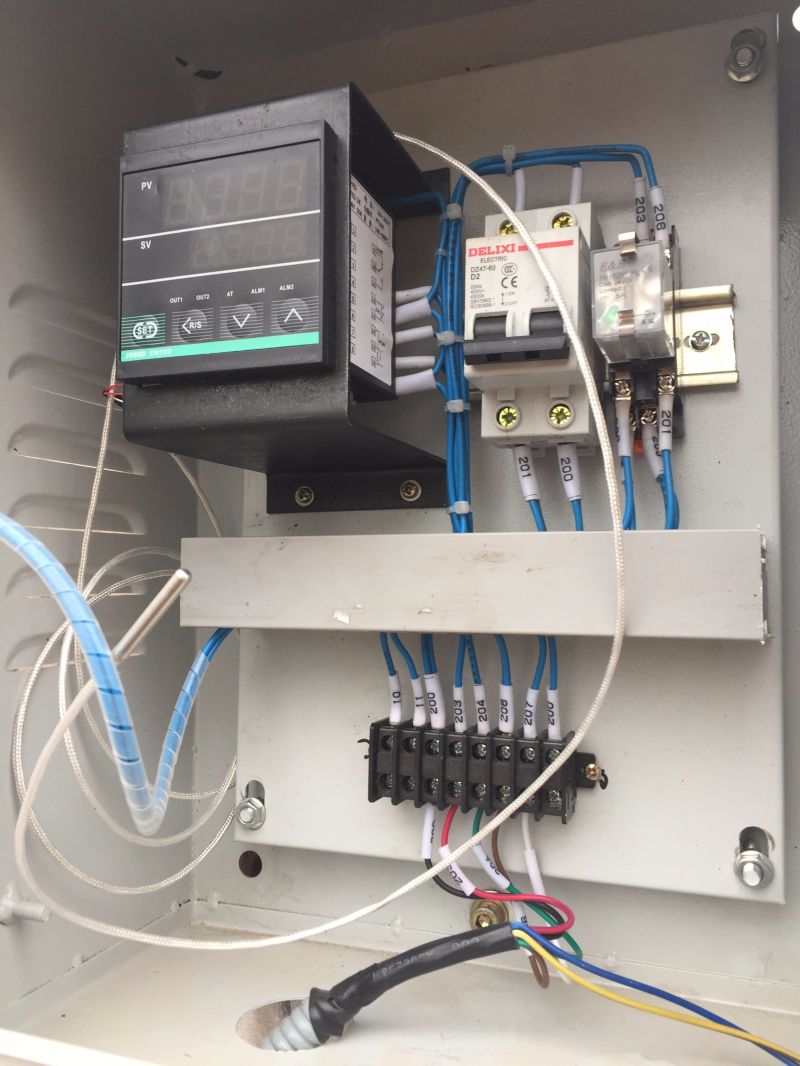 مروحة بستان ذكية مزودة بالتحكم التلقائي في درجة الحرارة (FSJDI-5.5)